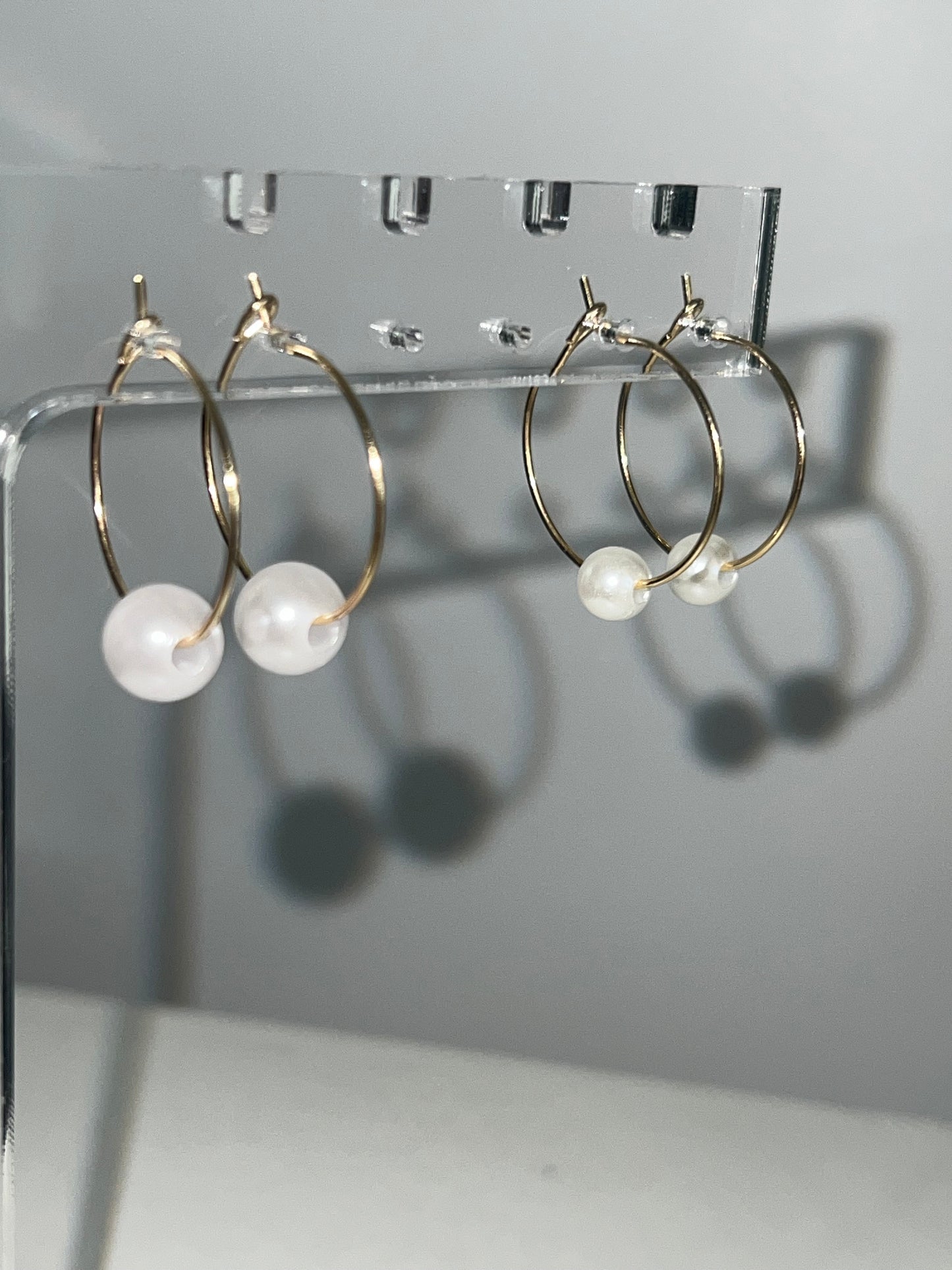 Pearl Hoops