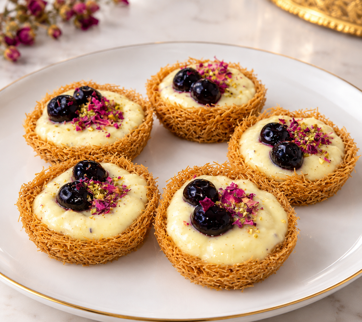 Blueberry & Custard Seivaiyaan/Sevai/Semai Cup