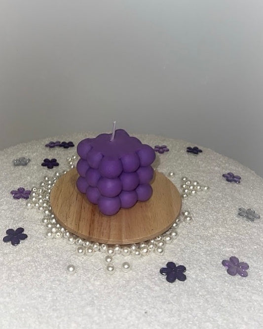 Lilac Bubble Candle