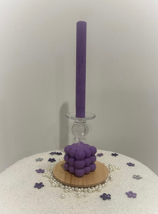 Lilac Bubble Candle